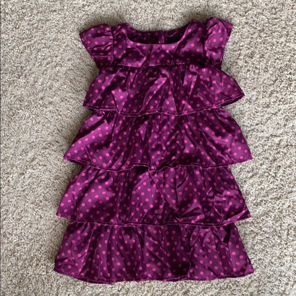 Toddler girl Gap polka dot holiday dress